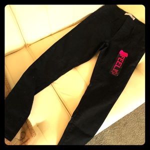 Black soft jeggings size 5